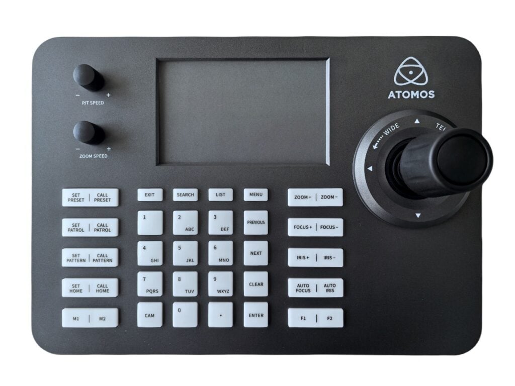 Atomos PTZ Control top view Atomos PTZ Control top view